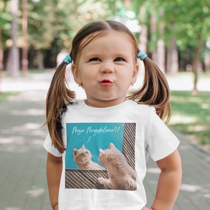 T-shirt med tryk